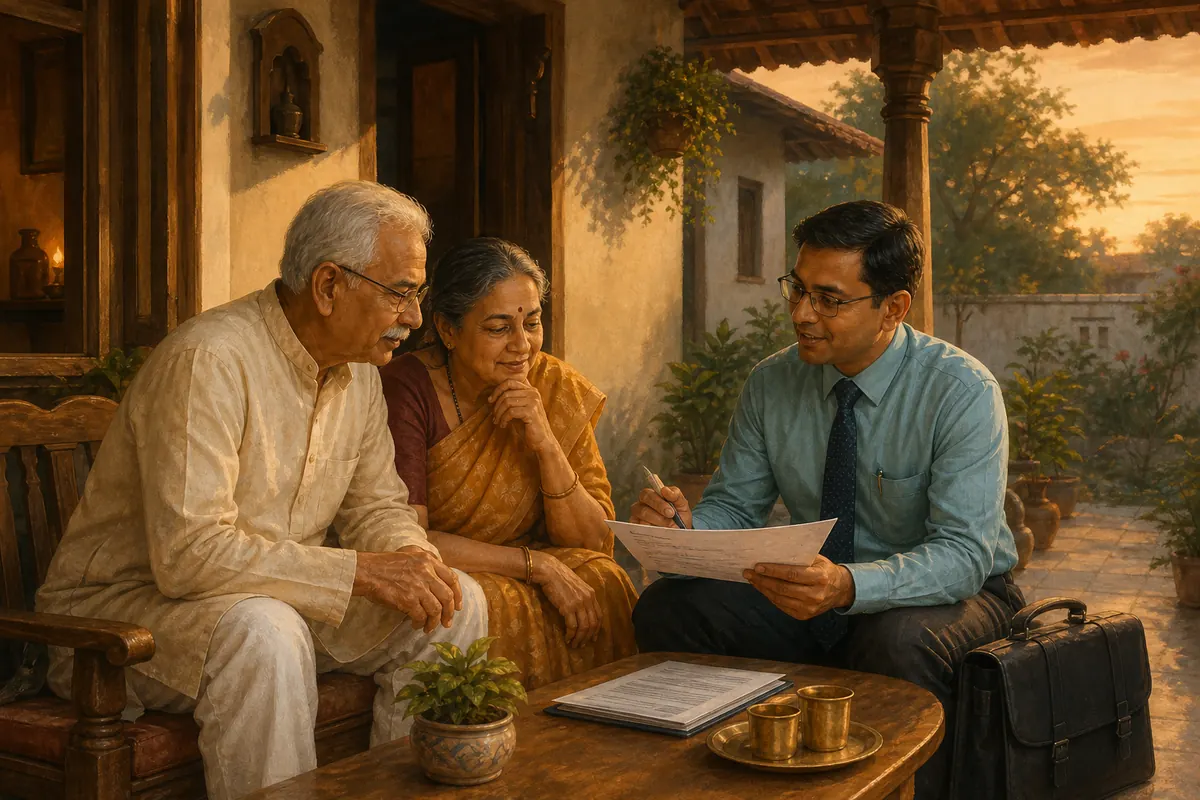 रिव्हर्स मॉर्गेज स्कीम हस्तांतरणाबाबत आयकर कायद्यात तरतूद काय ? या विषयाचे प्रातिनिधिक चित्र