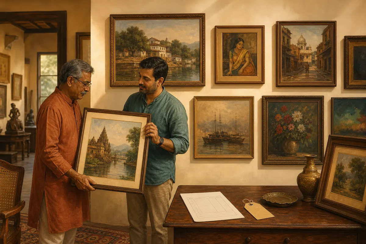 सेकंड हँड पेंटिंगवर जीएसटीचा दर 12 टक्के या विषयाचे प्रातिनिधिक चित्र