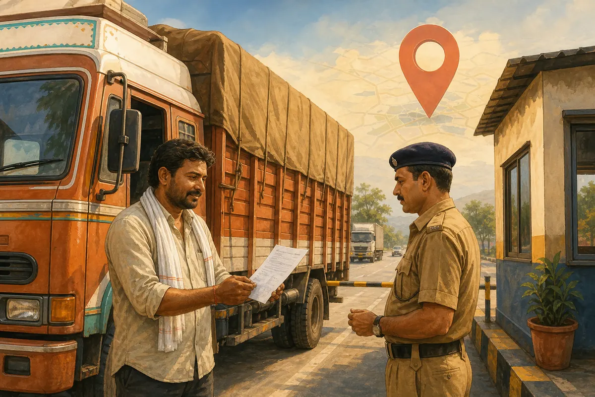 ई-वे बिलात चुकून पिन कोड नंबर चुकीचा लिहिला गेला तर त्या बाबतीत कलम 129 प्रमाणे दंड लावणे बरोबर नाही या विषयाचे प्रातिनिधिक चित्र